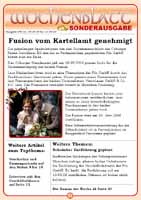 Eine sehr schoene und ausgefallenen Hochzeitszeitung von Bettina & Reto http://www.familie-gerstlauer.de