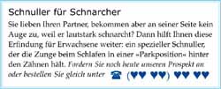 Schnuller fuer Schnarcher